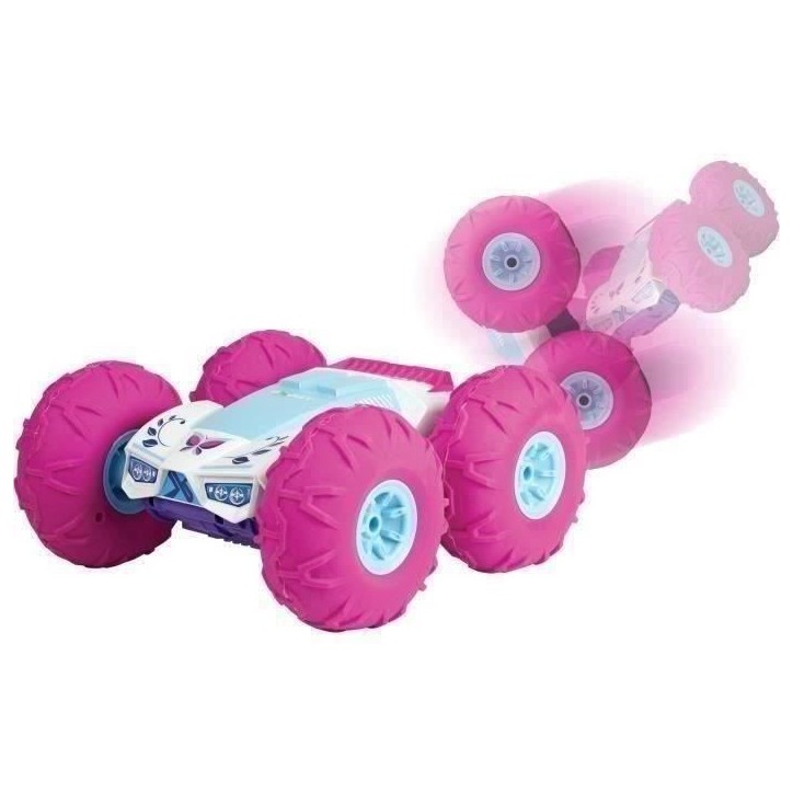 Voiture télécommandée 360 Tornado rose a batterie - Exost - Défie tous les terrains a 360° Voiture télécommandée 360 Tornado rose a batterie - Exost - Défie tous les terrains a 360°
