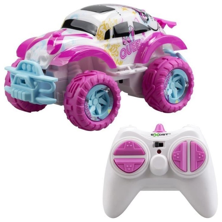 Voiture télécommandée tout-terrain rose EXOST MINI PIXIE - Format mini 14 cm - Des 5 ans Voiture télécommandée tout-terrain rose EXOST MINI PIXIE - Format mini 14 cm - Des 5 ans
