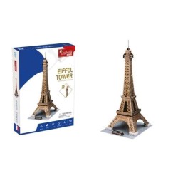 Puzzle 3D - Tour Eiffel - Jeu de construction - EXPLORA - 39 pieces -