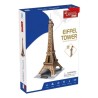 Puzzle 3D - Tour Eiffel - Jeu de construction - EXPLORA - 39 pieces -