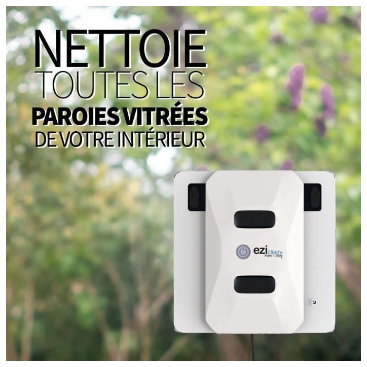 Robot Lave-vitres - EZICLEAN Windobot S5 Pro - 72 W - Blanc