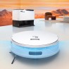 Robot Aspirateur Laveur connecté avec base de vidage - EZICLEAN All I