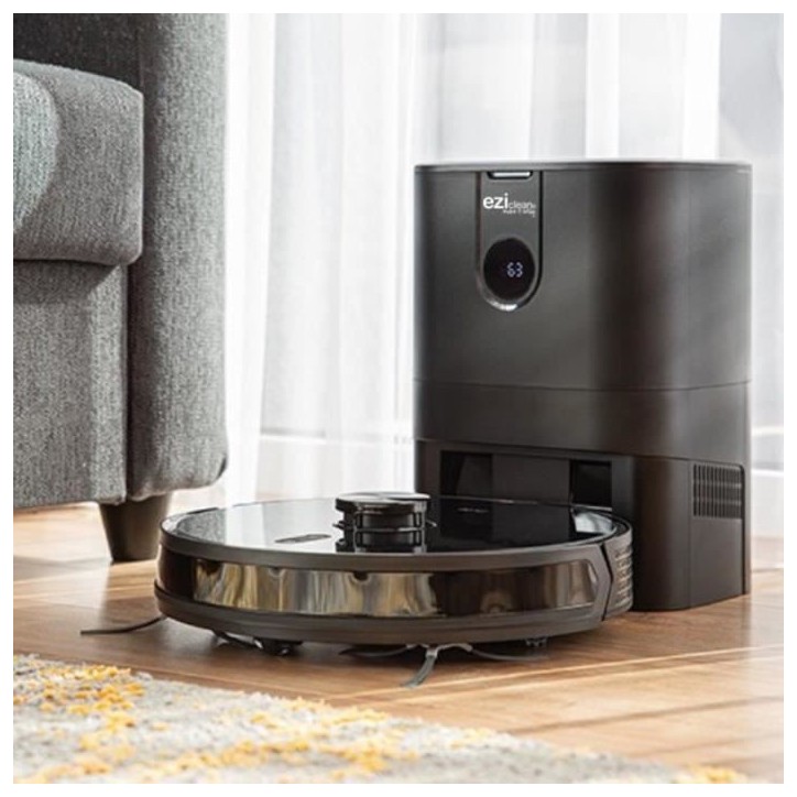 Robot Aspirateur Laveur Connecté avec base aspirante EZICLEAN I-Bot Z7 Smart - 240 min - 3Kpa - 300m² - 3L Robot Aspirateur Laveur Connecté avec base aspirante EZICLEAN I-Bot Z7 Smart - 240 min - 3Kpa - 300m² - 3L