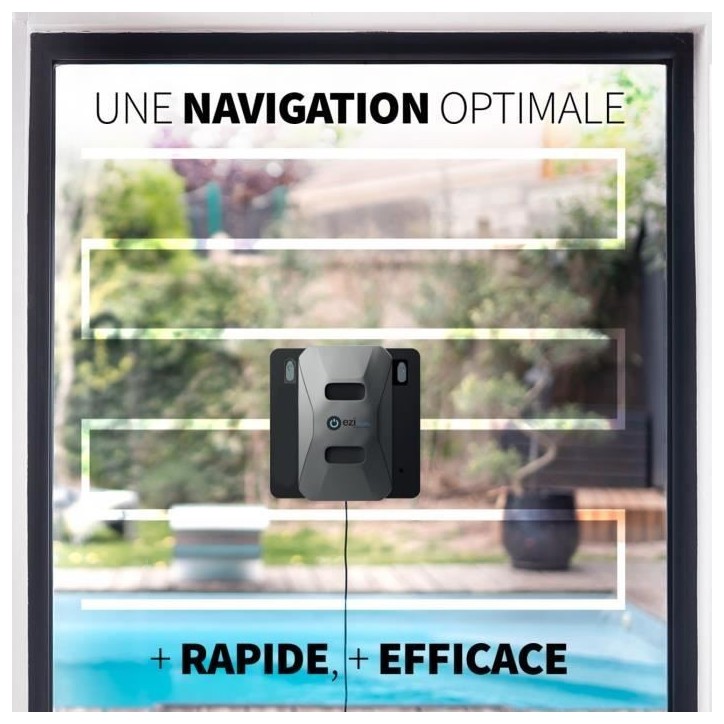 Robot Lave-vitres EZICLEAN Windobot S6 ULTRA - Rapide, Puissant et Silencieux - 2 diffuseurs automatiques pour un nettoyage effi Robot Lave-vitres EZICLEAN Windobot S6 ULTRA - Rapide, Puissant et Silencieux - 2 diffuseurs automatiques pour un nettoyage effi