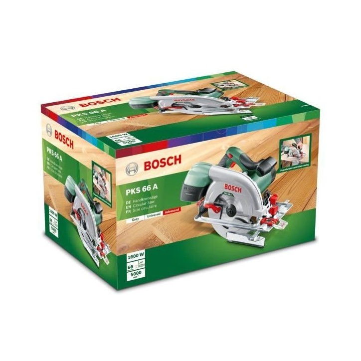 Scie circulaire filaire Bosch - PKS 66 A - Circulaire & Plongeante - Electrique - Bois - 30 mm