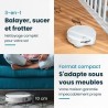 EZICLEAN All In One Z12 Ultra - Robot aspirateur laveur connecté avec