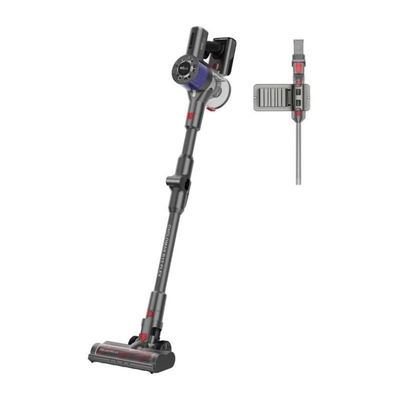 Aspirateur balai sans fil - EZICLEAN - Cyclomax R12 Flex - 30 min - 20 Aspirateur balai sans fil - EZICLEAN - Cyclomax R12 Flex - 30 min - 20