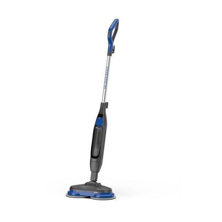Balai Nettoyeur Vapeur - EZICLEAN STEAM WAVE 360 - 1200 W - 24 g/min - 450 ml - Noir / Bleu Balai Nettoyeur Vapeur - EZICLEAN STEAM WAVE 360 - 1200 W - 24 g/min - 450 ml - Noir / Bleu