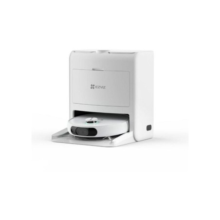 Robot Aspirateur Laveur avec Station EZVIZ RS2 - Lavage/Séchage/Nettoyage/Remplissage Automatique - 4000 Pa - Navigation Laser