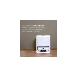 Robot Aspirateur Laveur avec Station EZVIZ RS2 - Lavage/Séchage/Netto