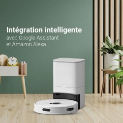EZVIZ RE5 Plus - Robot Aspirateur Laveur avec Station Vidange Automati