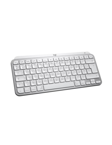 Clavier Sans fil - LOGITECH - MX Keys Mini - Pour MAC - Compact - Design ergonomique - Bluetooth - Rétroéclairé - Blanc