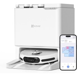 EZVIZ RS20 Pro Robot Aspirateur avec Serpilliere - Installation & Dét