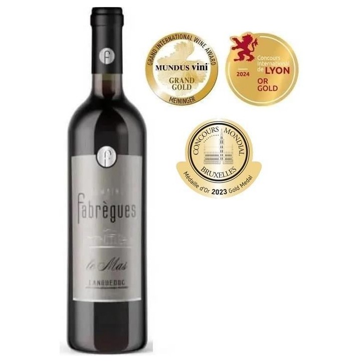 Domaine de Fabregues Le Mas 2022 Languedoc - Vin rouge de Languedoc-Roussillon
