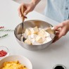 Ensemble de 2 bols de préparation avec couvercle anti projections - F