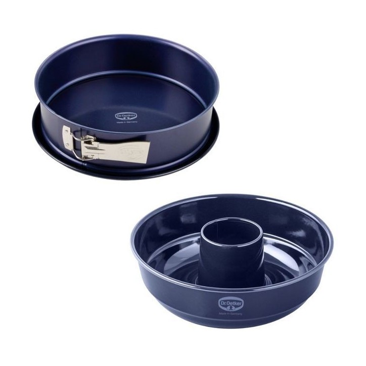 Set de moule a charniere 26 cm et moule a savarin - DR oeTKER - Back Liebe - 26 cm Set de moule a charniere 26 cm et moule a savarin - DR oeTKER - Back Liebe - 26 cm