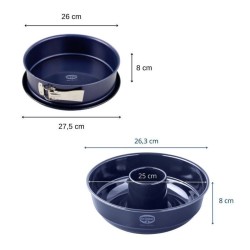 Set de moule a charniere 26 cm et moule a savarin - DR oeTKER - Back L