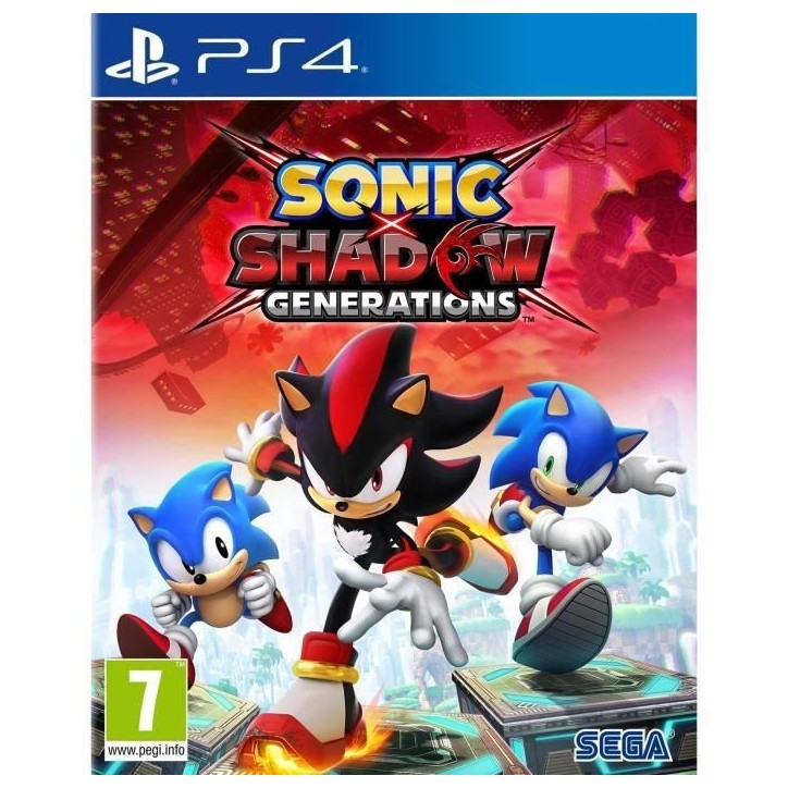 Sonic X Shadow Generations - Jeu PS4 Sonic X Shadow Generations - Jeu PS4