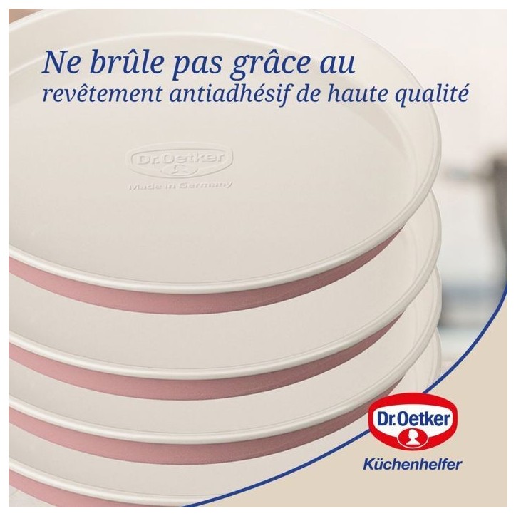 Set de 2 moules a manqué et moules pour layer cake - DR oeTKER - Rétro - 18 et 20 cm Set de 2 moules a manqué et moules pour layer cake - DR oeTKER - Rétro - 18 et 20 cm