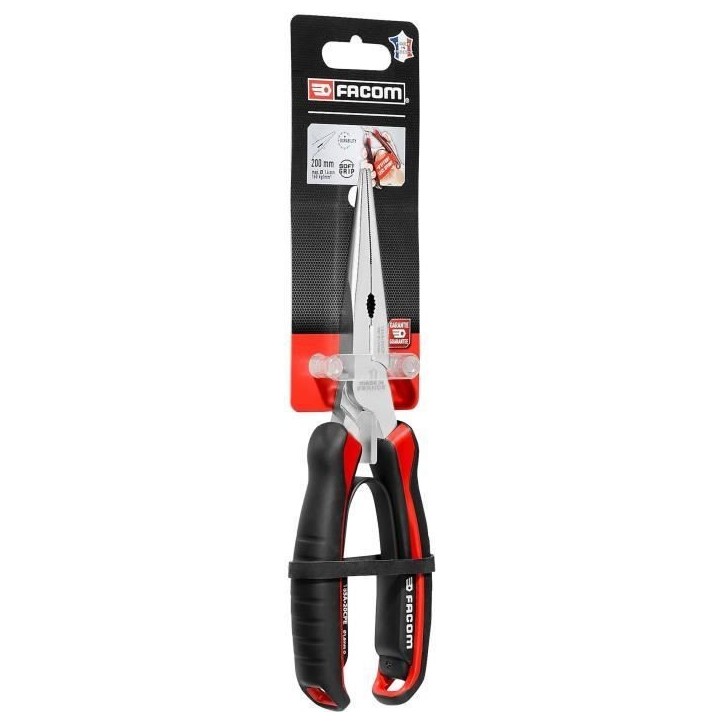 Pince a Becs demi-ronds droits avec serre-tube FACOM - 185A.20CPEPB