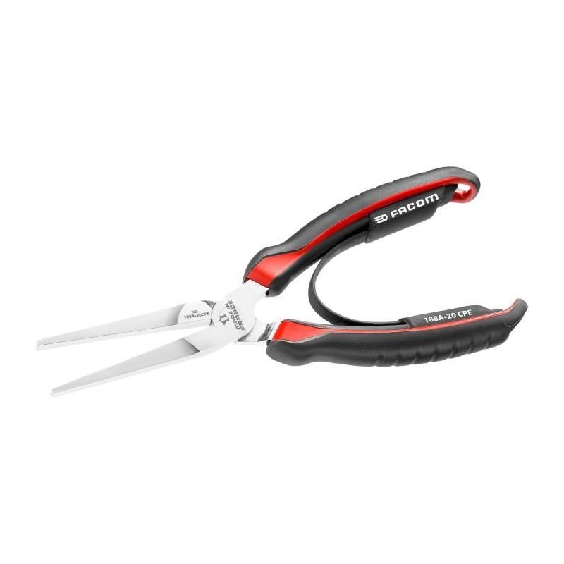 Pince a becs - FACOM - 188A.20CPEPB - Plats - Effilé - 200 mm Pince a becs - FACOM - 188A.20CPEPB - Plats - Effilé - 200 mm