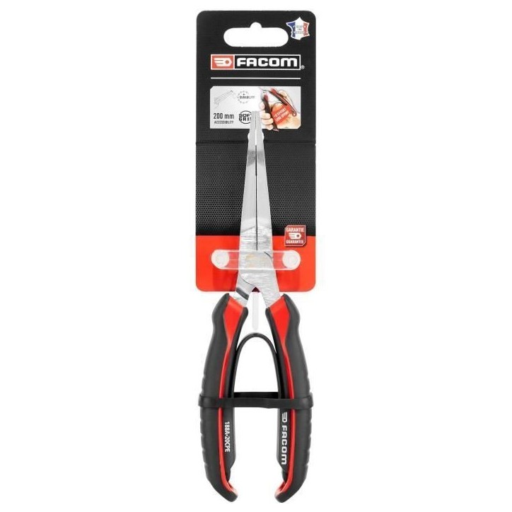 Pince a becs - FACOM - 188A.20CPEPB - Plats - Effilé - 200 mm Pince a becs - FACOM - 188A.20CPEPB - Plats - Effilé - 200 mm