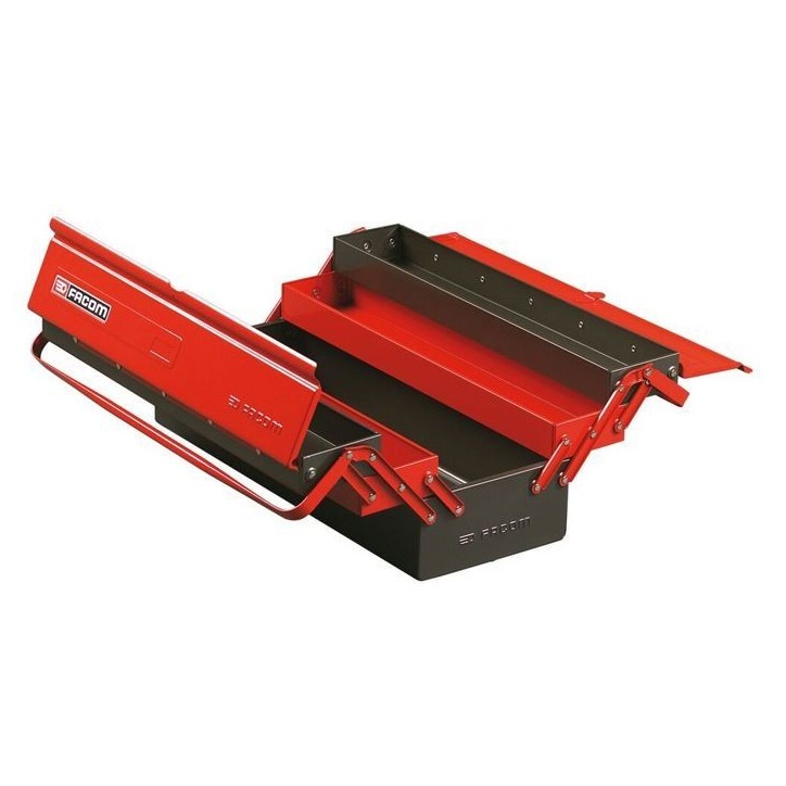 Boite a outils métallique - FACOM - BT.13GPB - 5 compartiments - Grand volume Boite a outils métallique - FACOM - BT.13GPB - 5 compartiments - Grand volume