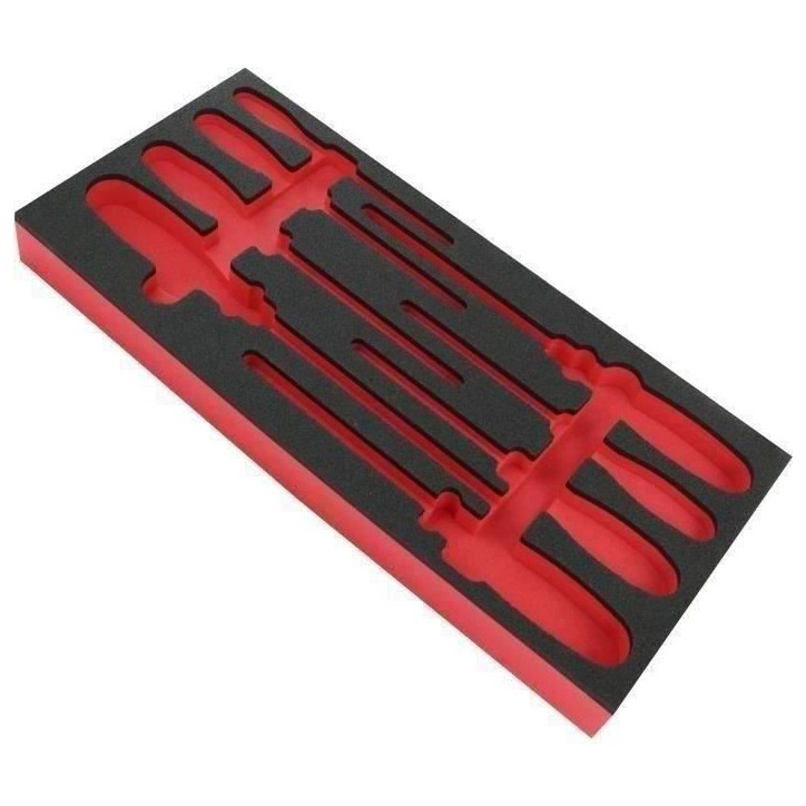 Plateau mousse - FACOM - PM.MODA1 - 8 tournevis protwist - Compatible MODM.A1 - Noir Plateau mousse - FACOM - PM.MODA1 - 8 tournevis protwist - Compatible MODM.A1 - Noir