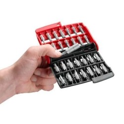 Boîte de 28 embouts série 1 High Perf' (Fente / PH / PZ / 6 pans / T