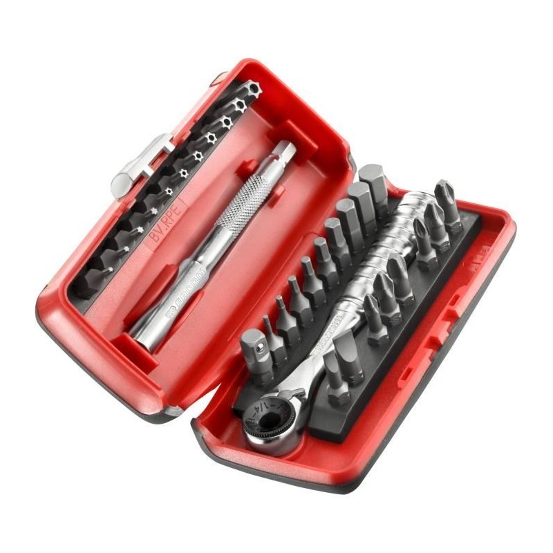 Coffret d'embouts 1/4'' 31 pieces - FACOM - R.PEJ31PB Coffret d'embouts 1/4'' 31 pieces - FACOM - R.PEJ31PB