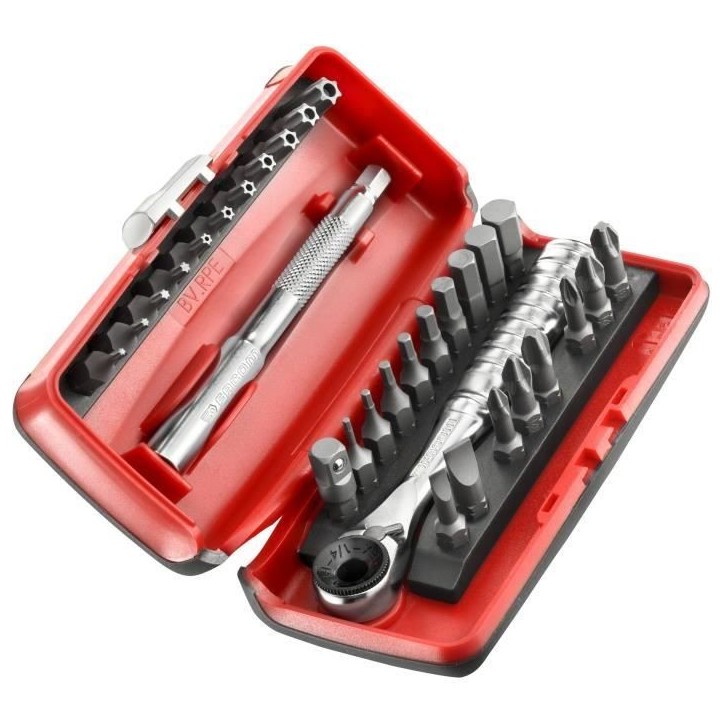 Coffret d'embouts 1/4'' 31 pieces - FACOM - R.PEJ31PB