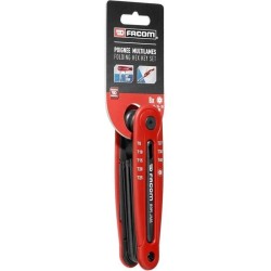 Jeu de 8 clés allen - FACOM - 89R.JM8PB - Torx résistorx - Sur montu