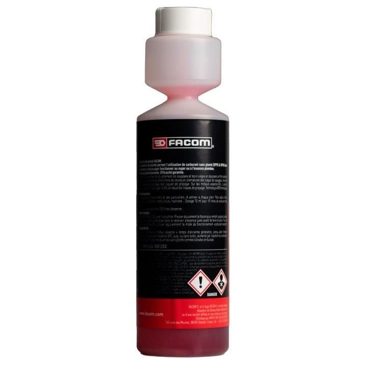 Substitut de plomb 250ml - FACOM - utilisation de SP95 ou SP98 dans les anciens moteurs - ARS - Compatible GPL- Concentré Substitut de plomb 250ml - FACOM - utilisation de SP95 ou SP98 dans les anciens moteurs - ARS - Compatible GPL- Concentré