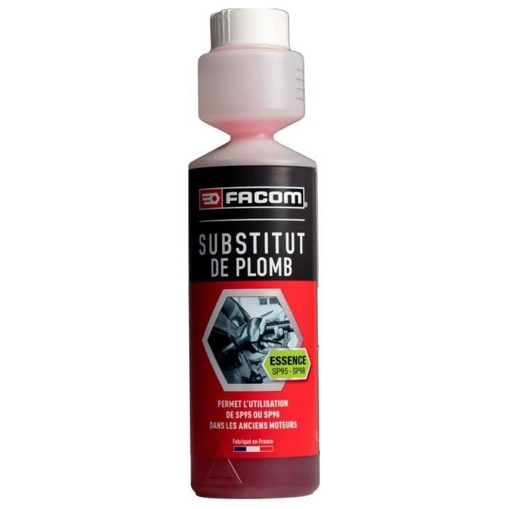 Substitut de plomb 250ml - FACOM - utilisation de SP95 ou SP98 dans les anciens moteurs - ARS - Compatible GPL- Concentré Substitut de plomb 250ml - FACOM - utilisation de SP95 ou SP98 dans les anciens moteurs - ARS - Compatible GPL- Concentré