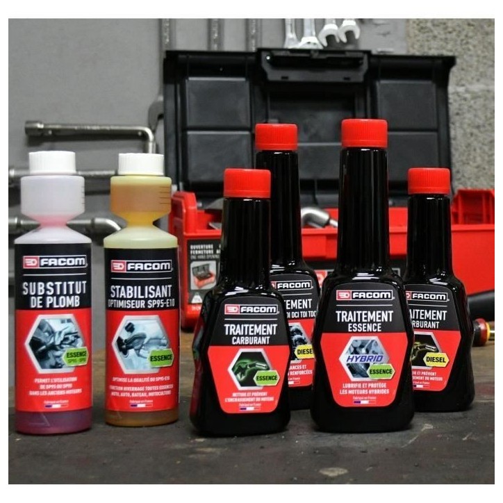 Substitut de plomb 250ml - FACOM - utilisation de SP95 ou SP98 dans les anciens moteurs - ARS - Compatible GPL- Concentré Substitut de plomb 250ml - FACOM - utilisation de SP95 ou SP98 dans les anciens moteurs - ARS - Compatible GPL- Concentré