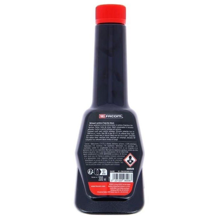 Nettoyant injecteur moteur diesel 300ml - FACOM - Spécial Contrôle Technique