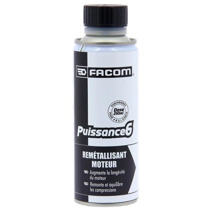 Remétallisant moteur 250ml - FACOM - anti fumées, anti bruit, anti usure - augmente l'étanchéité pistons-cylindres