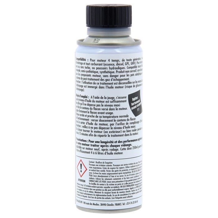 Remétallisant moteur 250ml - FACOM - anti fumées, anti bruit, anti usure - augmente l'étanchéité pistons-cylindres