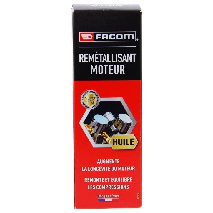 Remétallisant moteur 250ml - FACOM - anti fumées, anti bruit, anti usure - augmente l'étanchéité pistons-cylindres