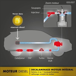 Decalaminage préventif moteur diesel preventif 250ml - FACOM - soupap