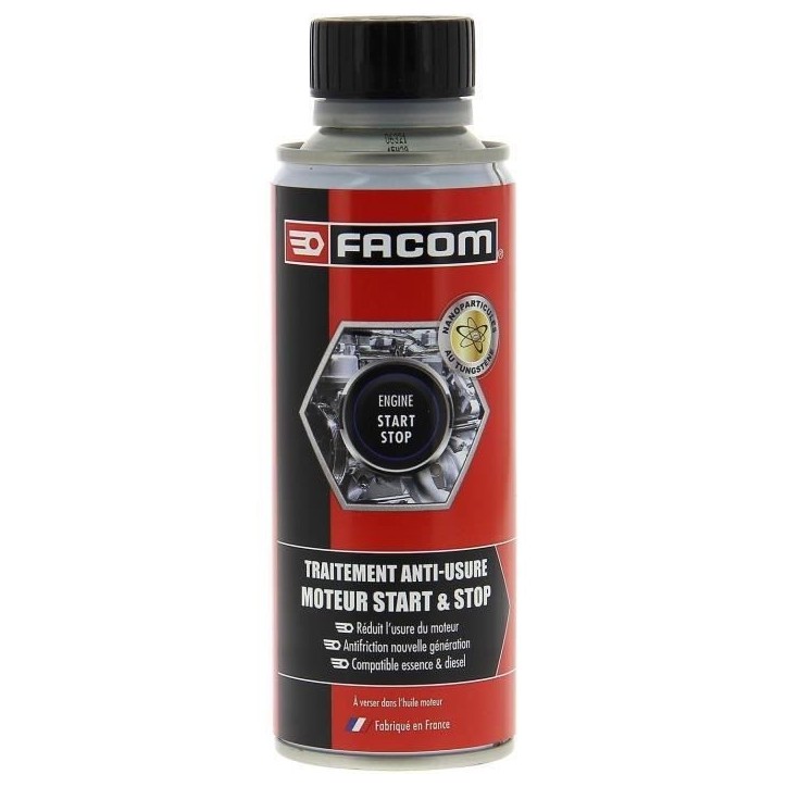 Traitement anti-friction moteurs Start&Stop essence & diesel 250ml - FACOM - Limite l'usure antifriction Traitement anti-friction moteurs Start&Stop essence & diesel 250ml - FACOM - Limite l'usure antifriction