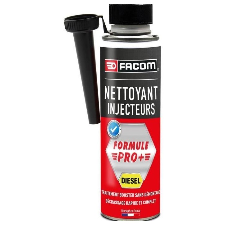 Nettoyant injecteurs diesel 600 mL - FACOM - Pro+ - Formule concerntrée -Tres haut pouvoir nettoyant du systeme d'injection Nettoyant injecteurs diesel 600 mL - FACOM - Pro+ - Formule concerntrée -Tres haut pouvoir nettoyant du systeme d'injection