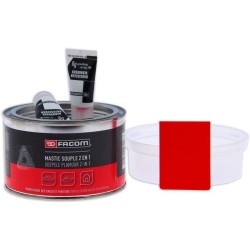 Mastic polyester souple 2 en 1 pot 500g- FACOM - réparation léger cr
