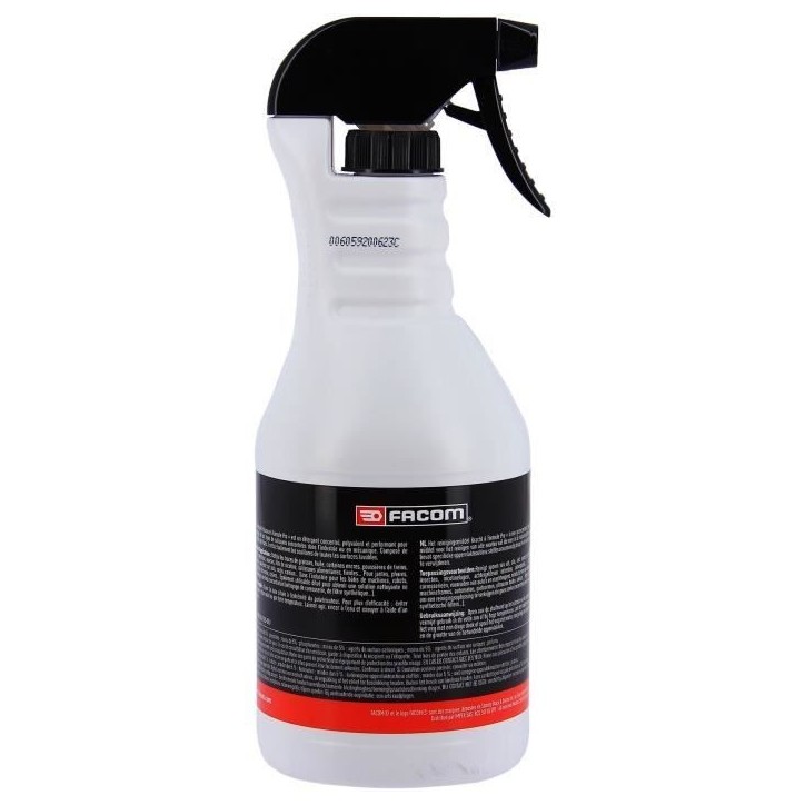 Nettoyant Formule PRO+ 800ml - FACOM - Puissance 6 - nettoye graisse, huile, encre, poussieres, caoutchouc, résines, insectes Nettoyant Formule PRO+ 800ml - FACOM - Puissance 6 - nettoye graisse, huile, encre, poussieres, caoutchouc, résines, insectes