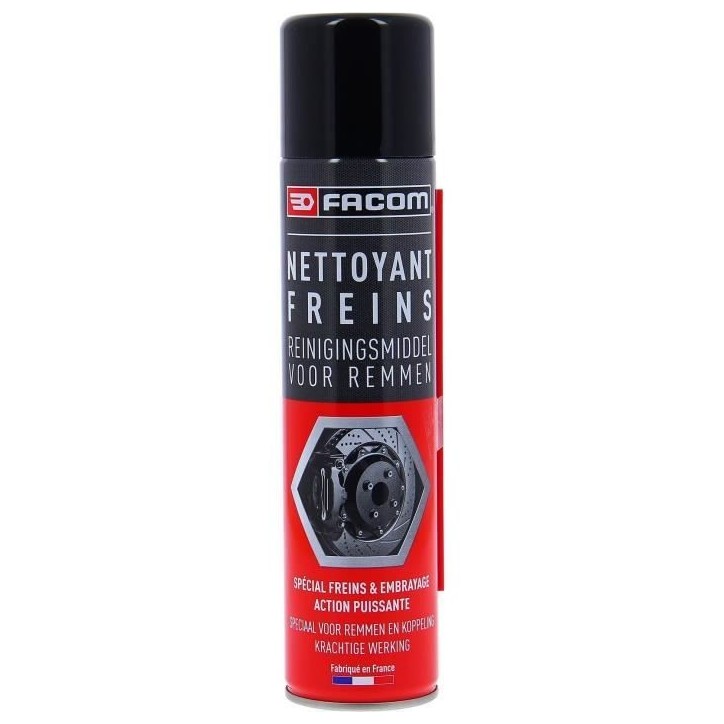 Nettoyant freins et embrayage 400ml - FACOM - Enleve les résidus de friction les salissures grasses et impuretés Nettoyant freins et embrayage 400ml - FACOM - Enleve les résidus de friction les salissures grasses et impuretés