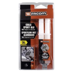 Colle epoxy alu bi-composant 28g - FACOM - pour pieces métalliques-pl