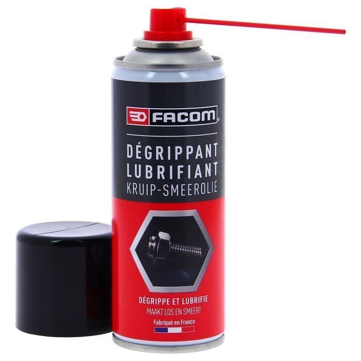 Dégrippant-lubrifiant Aérosol 200ml - FACOM - Permet de débloquer rapidement la visserie oxydée. Lubrifie les mécanismes Dégrippant-lubrifiant Aérosol 200ml - FACOM - Permet de débloquer rapidement la visserie oxydée. Lubrifie les mécanismes