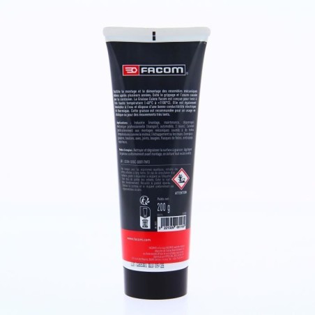 Graisse cuivre haute température 200g - FACOM - (-20°C a +1000°C) - Pour le montage, le démontage