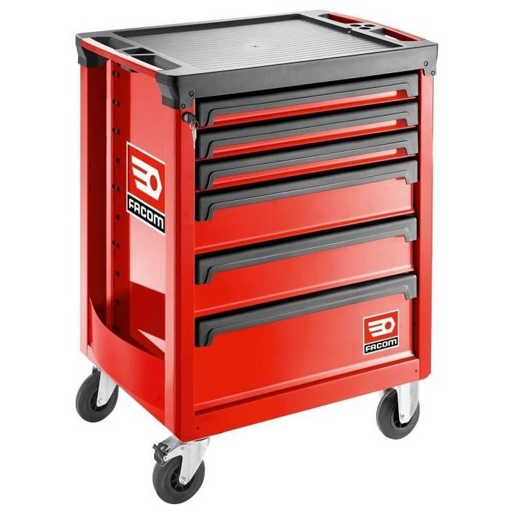 Servante ROLL - FACOM - ROLL.6M3APB - 6 tiroirs - 3 modules par tiroir - Rouge Servante ROLL - FACOM - ROLL.6M3APB - 6 tiroirs - 3 modules par tiroir - Rouge