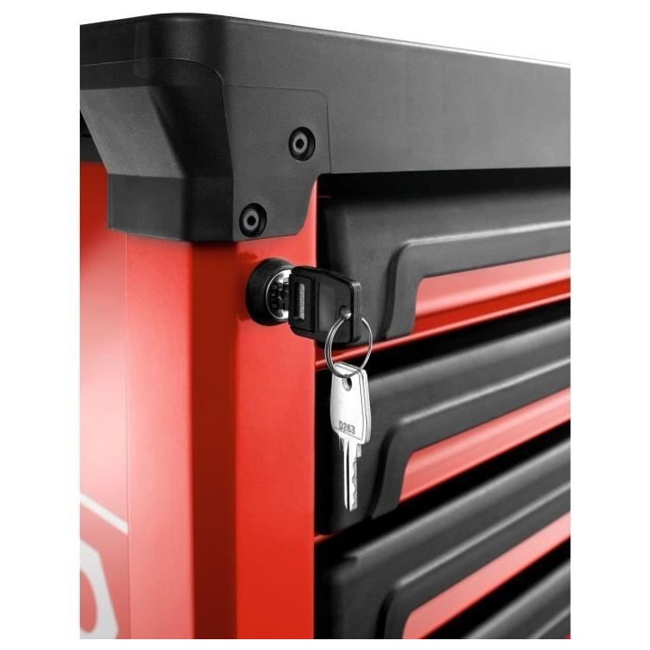 Servante ROLL - FACOM - ROLL.6M3APB - 6 tiroirs - 3 modules par tiroir - Rouge Servante ROLL - FACOM - ROLL.6M3APB - 6 tiroirs - 3 modules par tiroir - Rouge